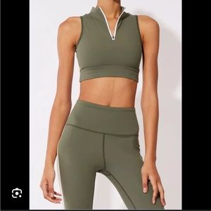 NWT SOLID & STRIPED Serena Legging Dark Olive